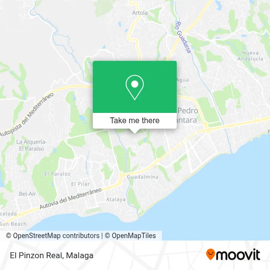El Pinzon Real map