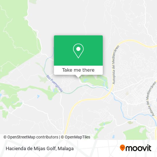 Hacienda de Mijas Golf map
