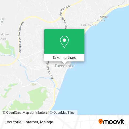 Locutorio - Internet map