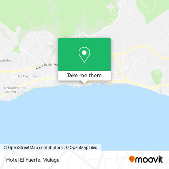 Hotel El Fuerte map