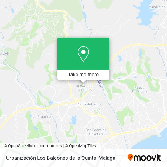 Urbanización Los Balcones de la Quinta map