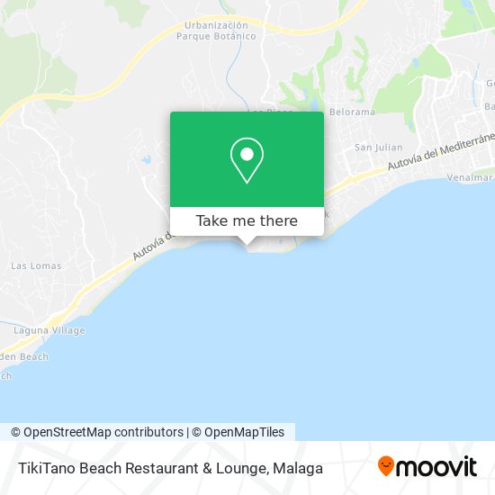 TikiTano Beach Restaurant & Lounge map