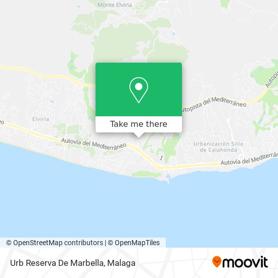 Urb Reserva De Marbella map