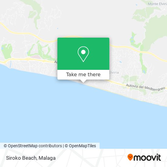 mapa Siroko Beach