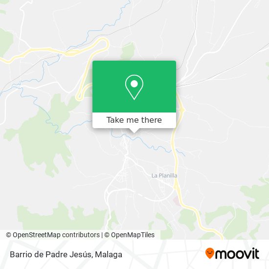 Barrio de Padre Jesús map