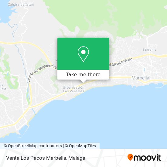 Venta Los Pacos Marbella map