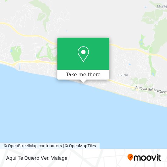 Aquí Te Quiero Ver map