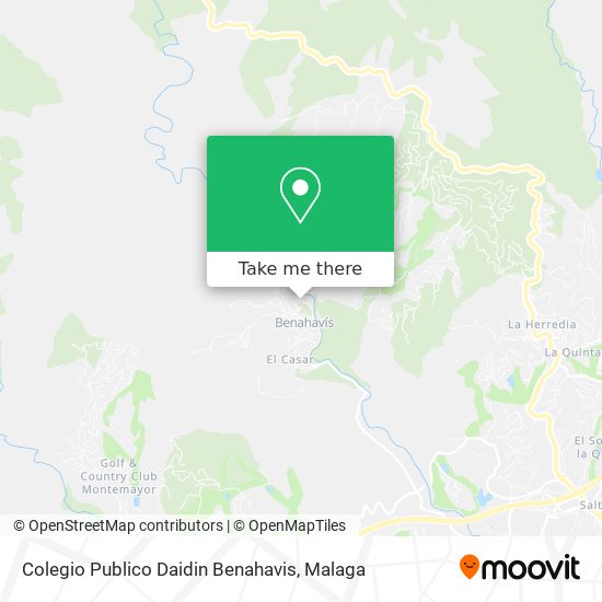 Colegio Publico Daidin Benahavis map