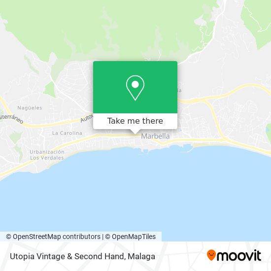 Utopia Vintage & Second Hand map