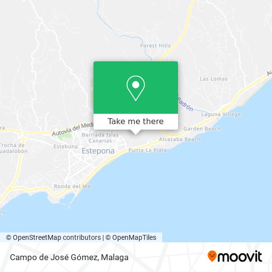 Campo de José Gómez map