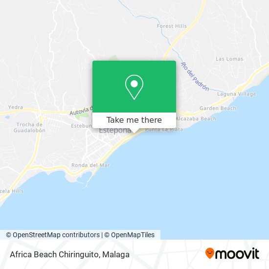 Africa Beach Chiringuito map