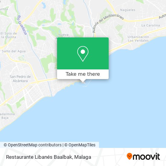 Restaurante Libanés Baalbak map