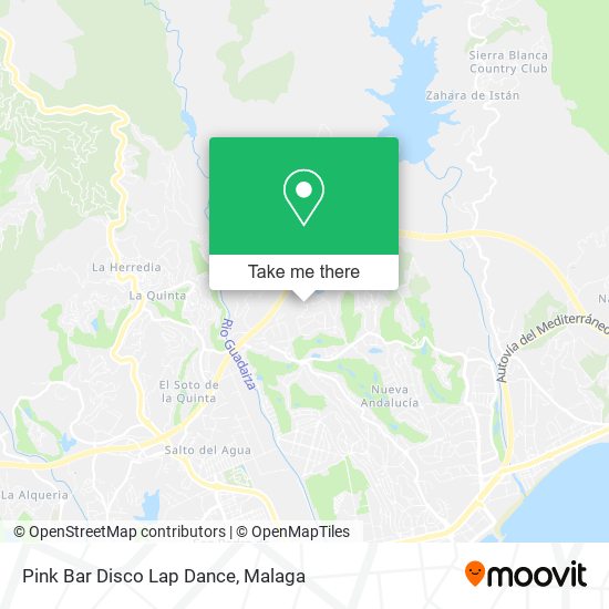 Pink Bar Disco Lap Dance map
