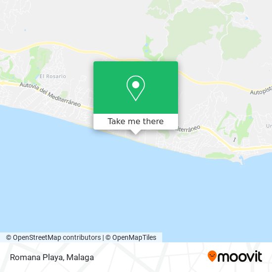 Romana Playa map