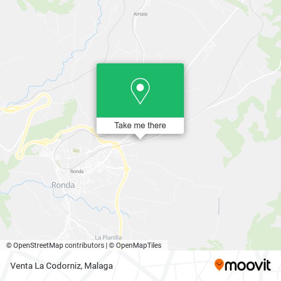 Venta La Codorniz map