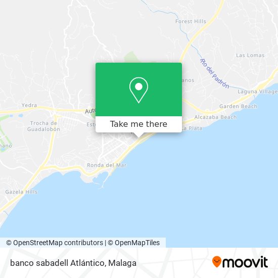 banco sabadell Atlántico map