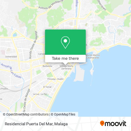Residencial Puerta Del Mar map
