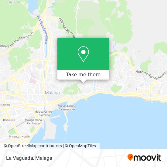 La Vaguada map