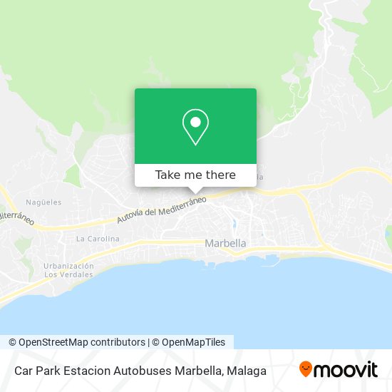 Car Park Estacion Autobuses Marbella map