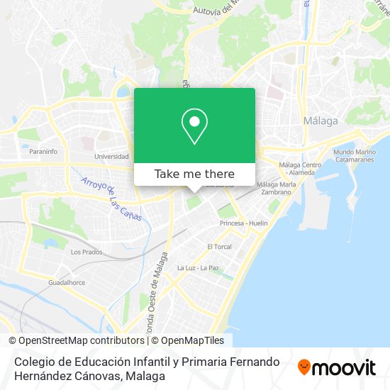 Colegio de Educación Infantil y Primaria Fernando Hernández Cánovas map