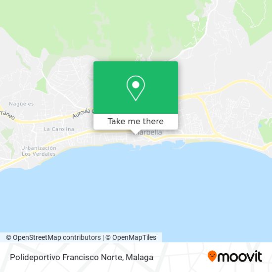 Polideportivo Francisco Norte map
