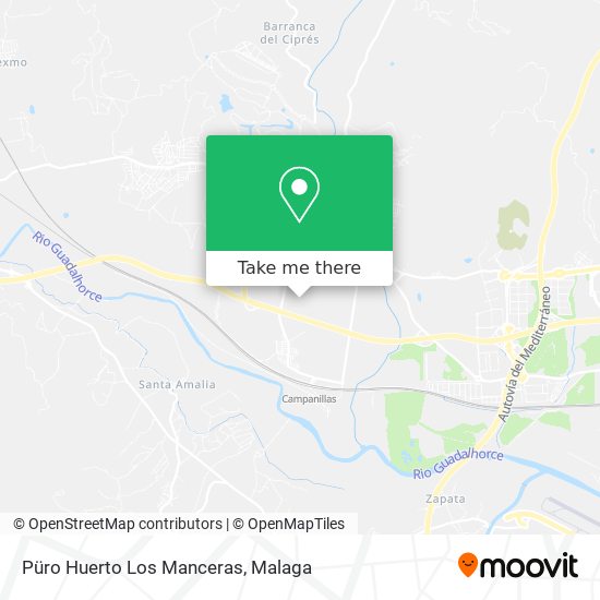 Püro Huerto Los Manceras map