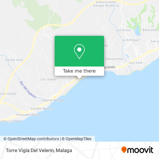 Torre Vigía Del Velerín map