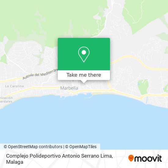 Complejo Polideportivo Antonio Serrano Lima map