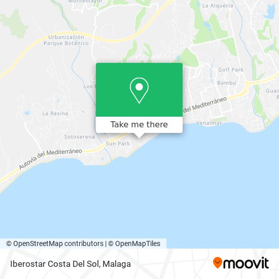 Iberostar Costa Del Sol map