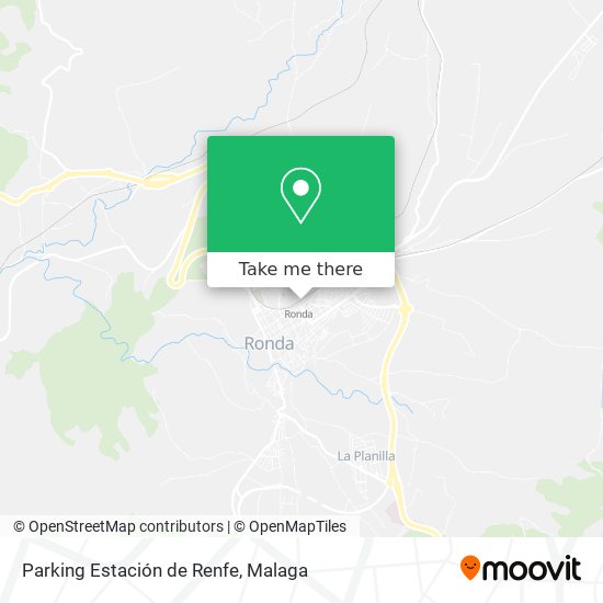 Parking Estación de Renfe map