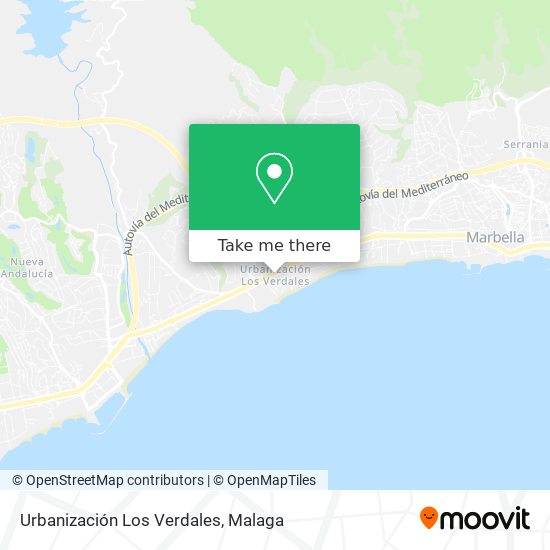 Urbanización Los Verdales map