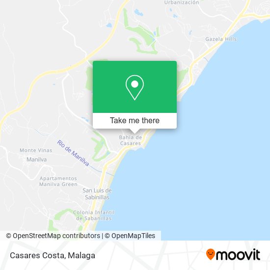 Casares Costa map