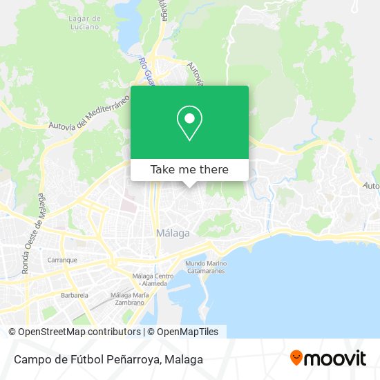 Campo de Fútbol Peñarroya map