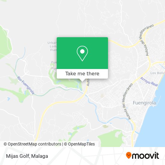 Mijas Golf map