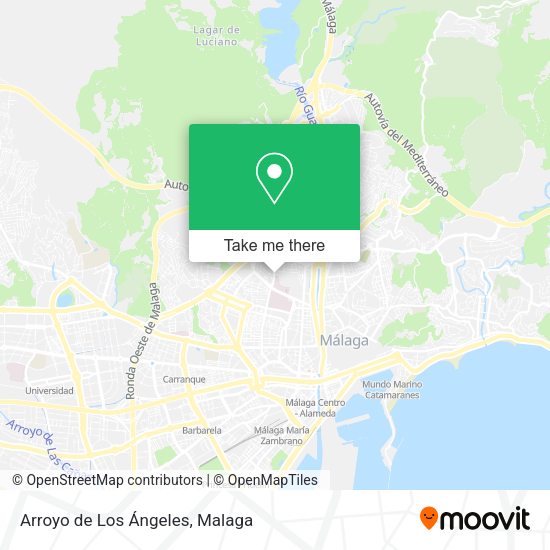 Arroyo de Los Ángeles map