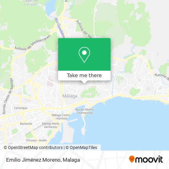 Emilio Jiménez Moreno map