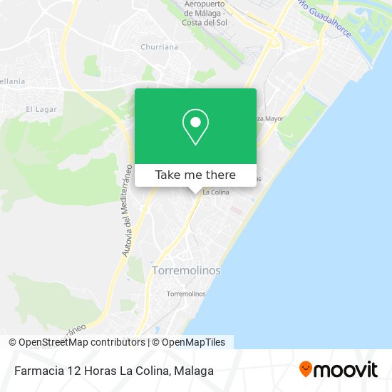Farmacia 12 Horas La Colina map