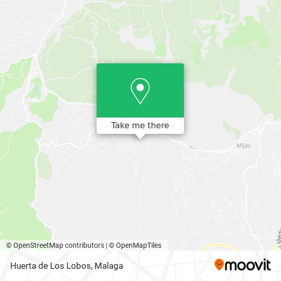 Huerta de Los Lobos map