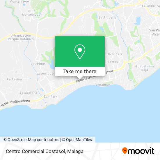 Centro Comercial Costasol map