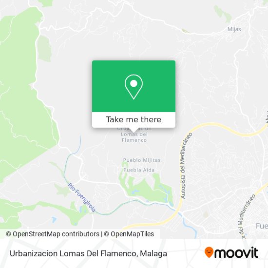 Urbanizacion Lomas Del Flamenco map