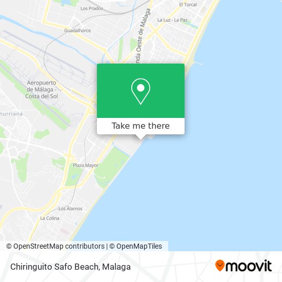 Chiringuito Safo Beach map