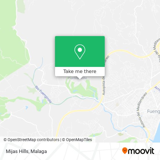 mapa Mijas Hills