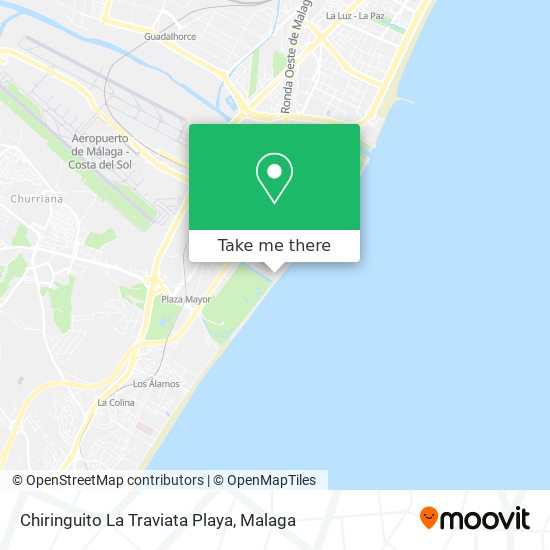 Chiringuito La Traviata Playa map