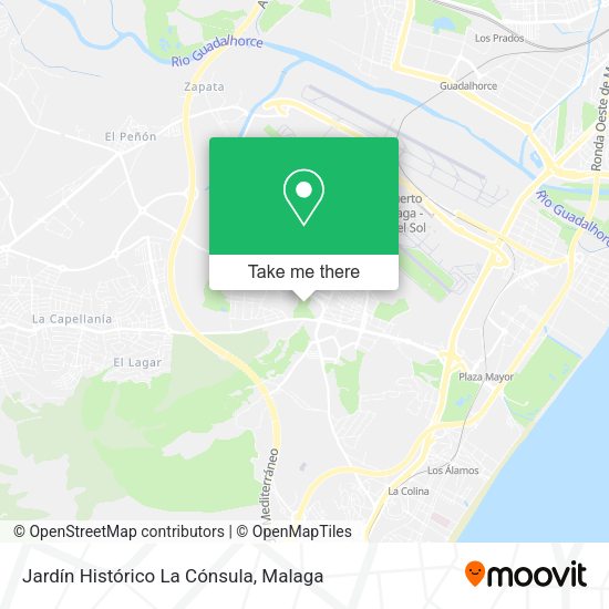 Jardín Histórico La Cónsula map