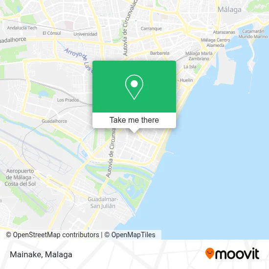 Mainake map