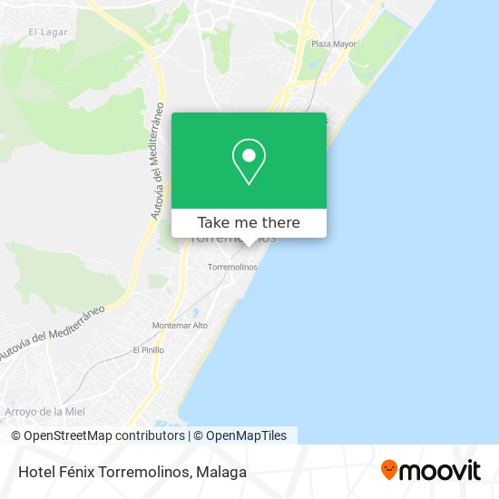 mapa Hotel Fénix Torremolinos