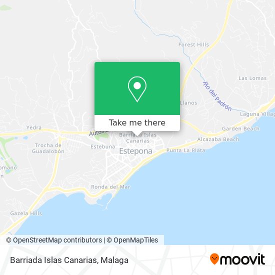 Barriada Islas Canarias map