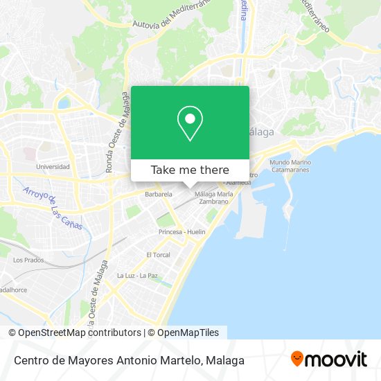 Centro de Mayores Antonio Martelo map