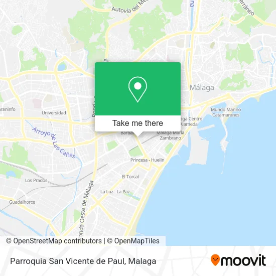 Parroquia San Vicente de Paul map