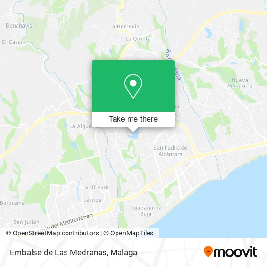 Embalse de Las Medranas map